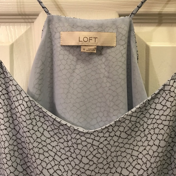 Ann Taylor LOFT Beautiful Baby blue loose cami - Picture 2 of 5