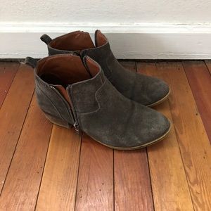 Lucky Brand Suede Ankle Boots