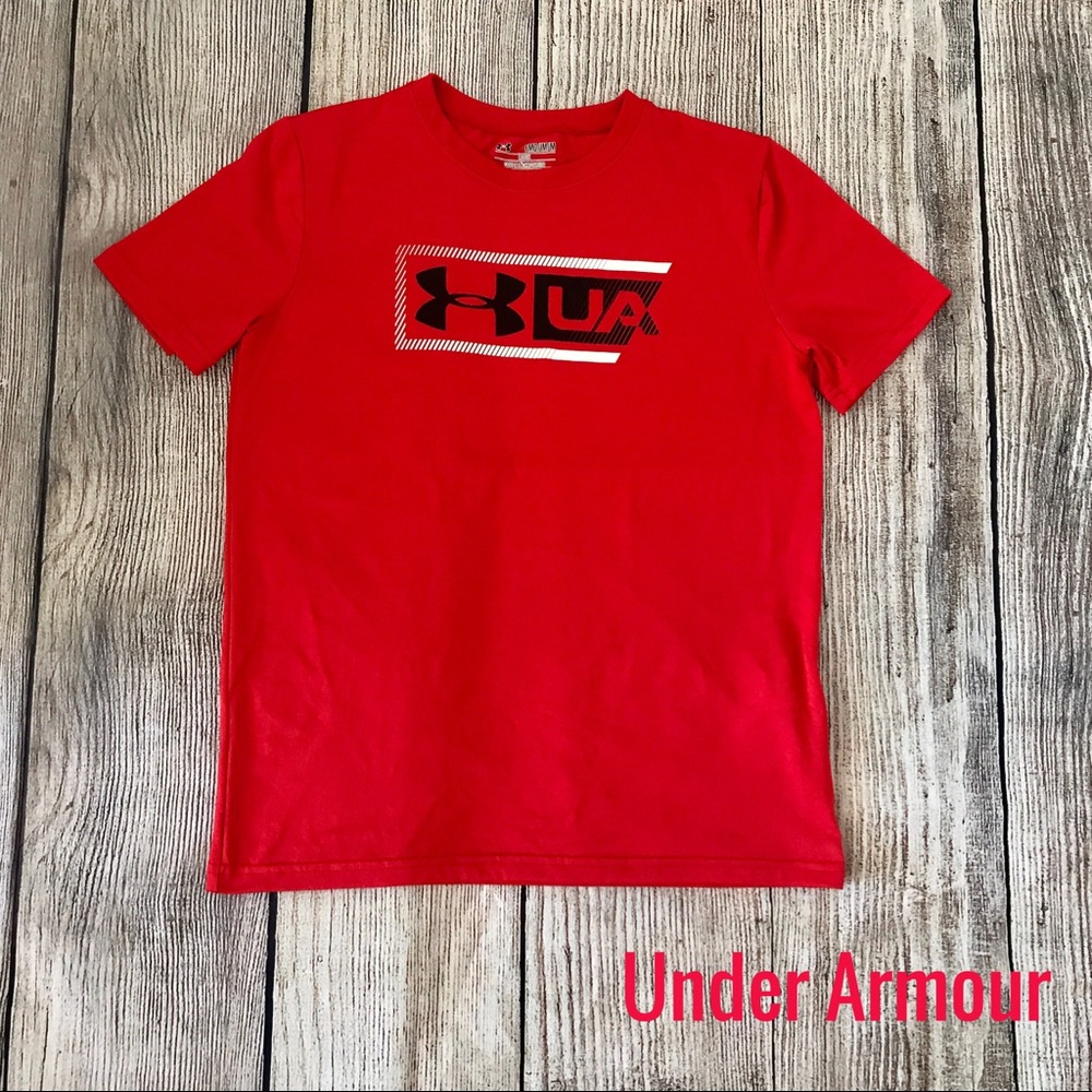 Under Armour Boys Red Shirt