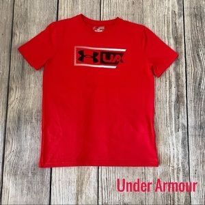 Under Armour Boys Red Shirt