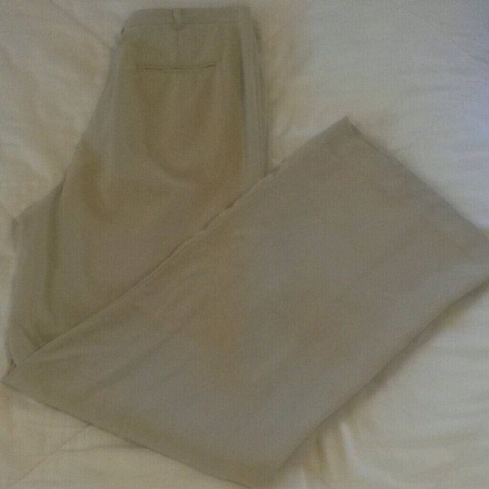 100% Silk High Waist Dress Pants