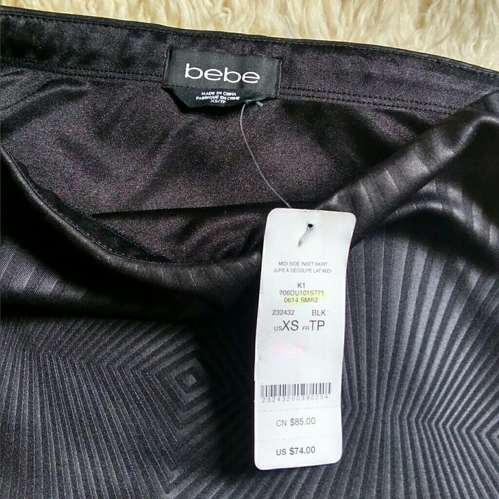 SOLD* NWT bebe High Waist Bodycon Skirt - Picture 8 of 8