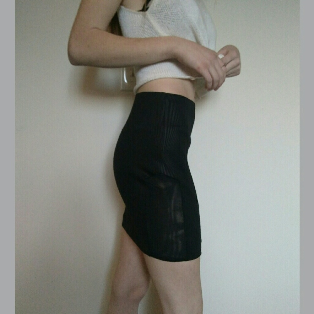 SOLD* NWT bebe High Waist Bodycon Skirt - Picture 5 of 8