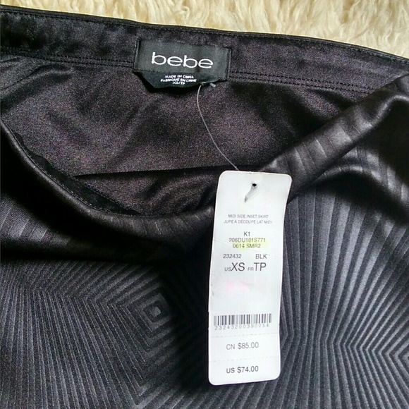 SOLD* NWT bebe High Waist Bodycon Skirt - Picture 8 of 8
