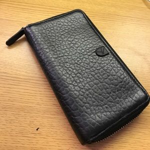 Black Zipper Wallet