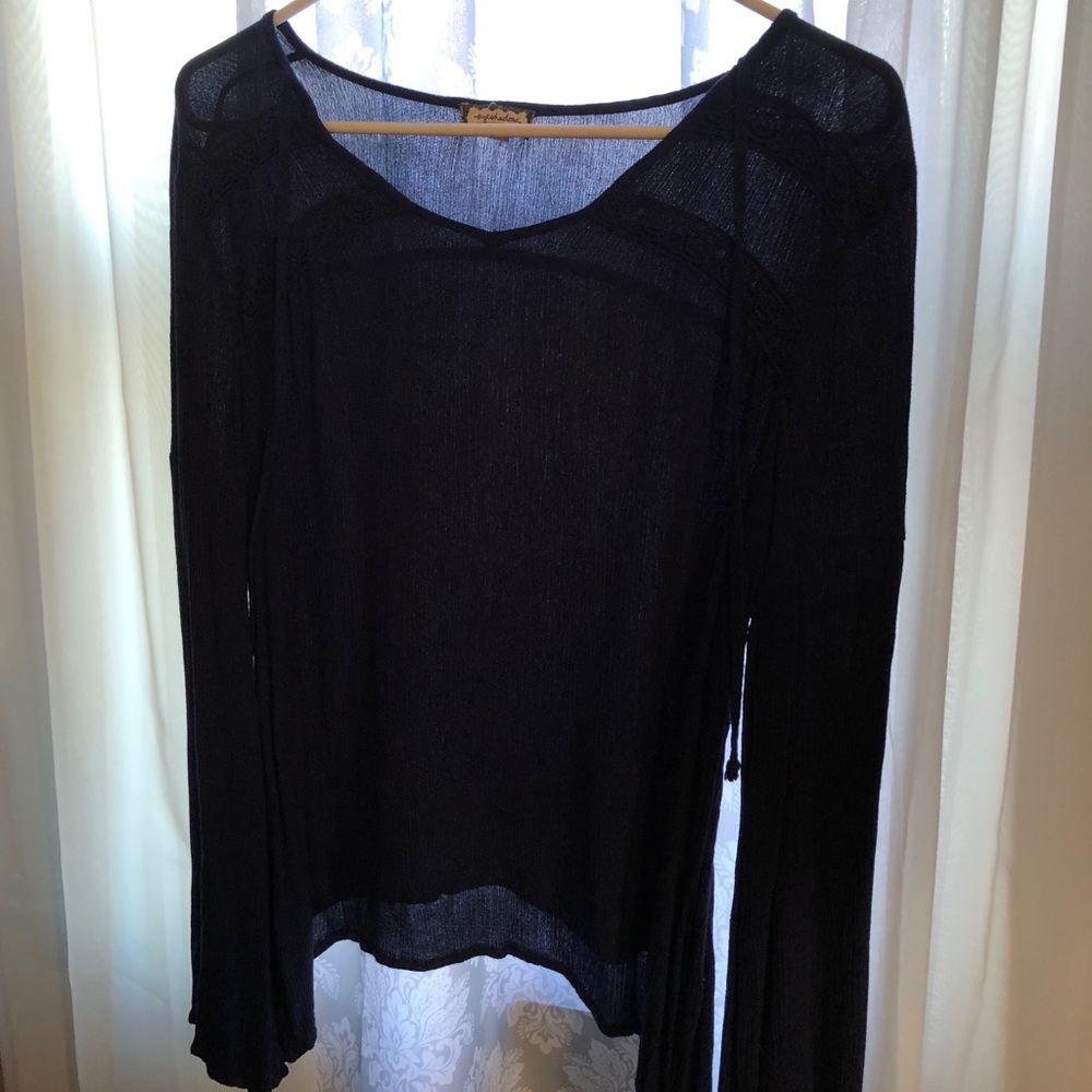Navy blouse