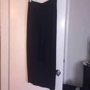 Black maxi skirt
