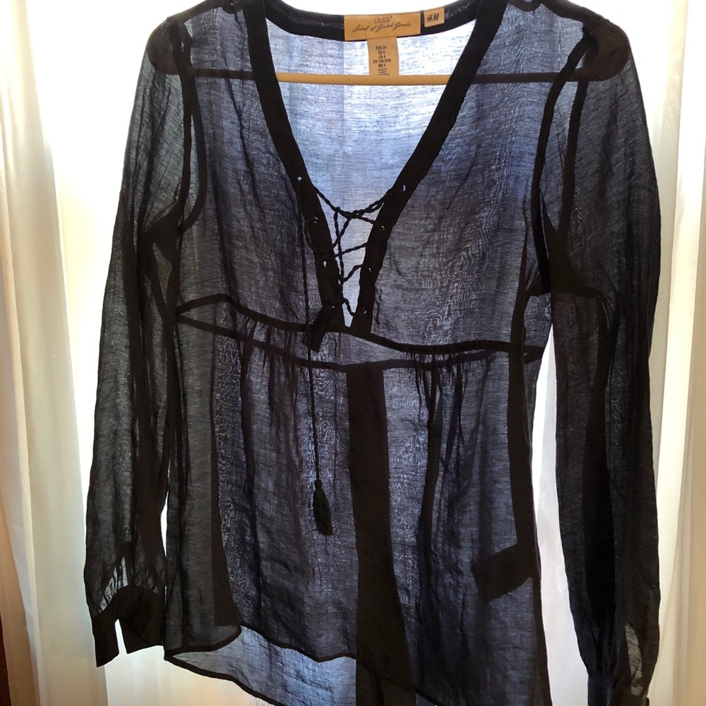 Sheer blouse