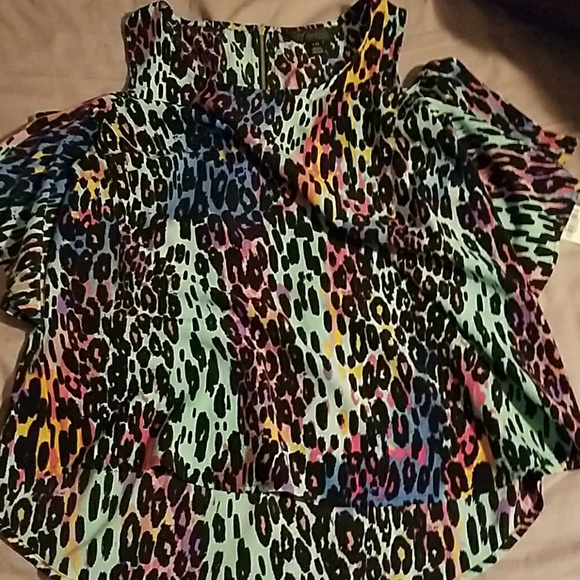 sleeveless blouse multicolored - Picture 1 of 4