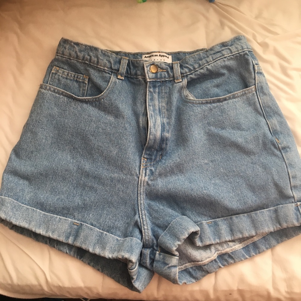American Apparel High waisted shorts