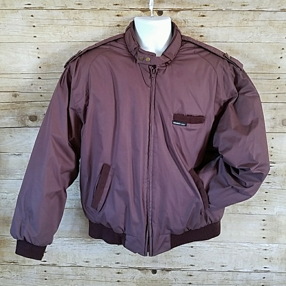Members Only Bomber Jacket Sz L