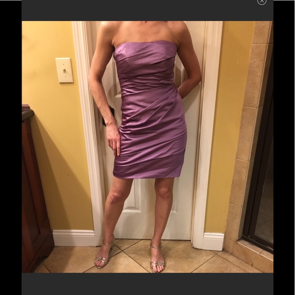 David’s Bridal NWT strapless dress Size 2