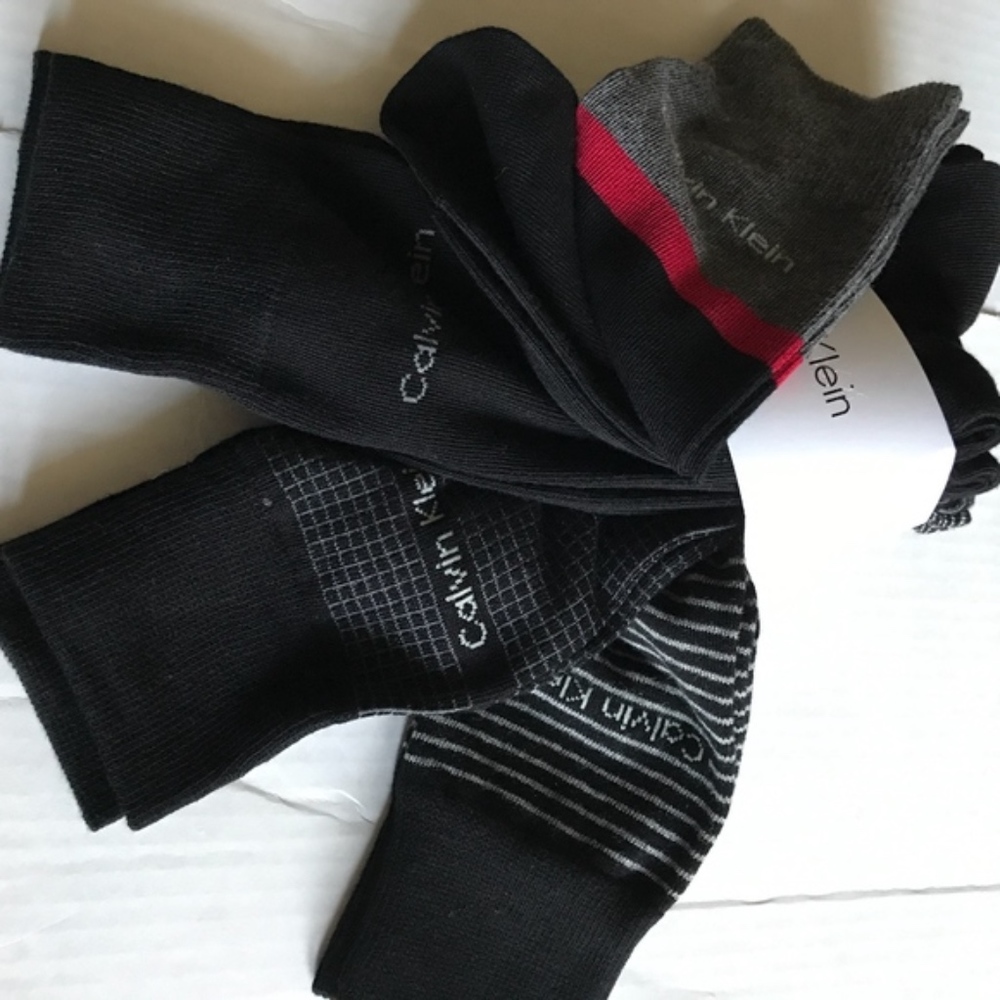 Calvin Klein Combed Cotton Dress Socks