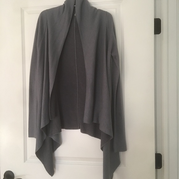 lululemon gray long sleeve sweater wrap - Picture 2 of 4