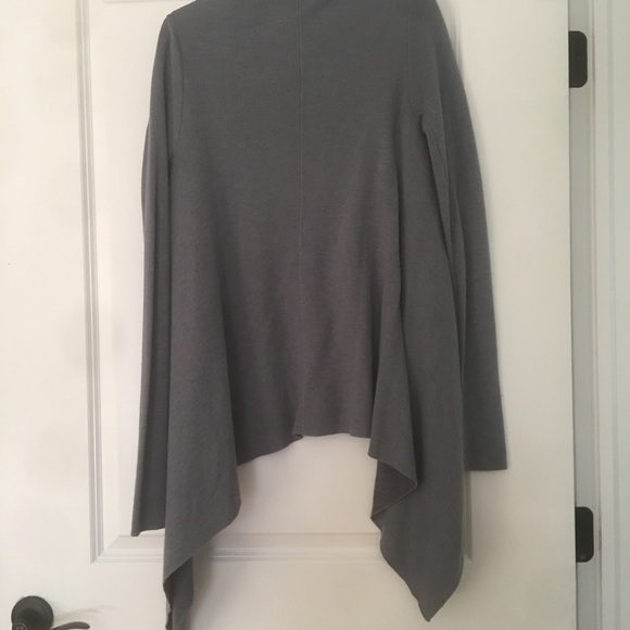 lululemon gray long sleeve sweater wrap - Picture 3 of 4