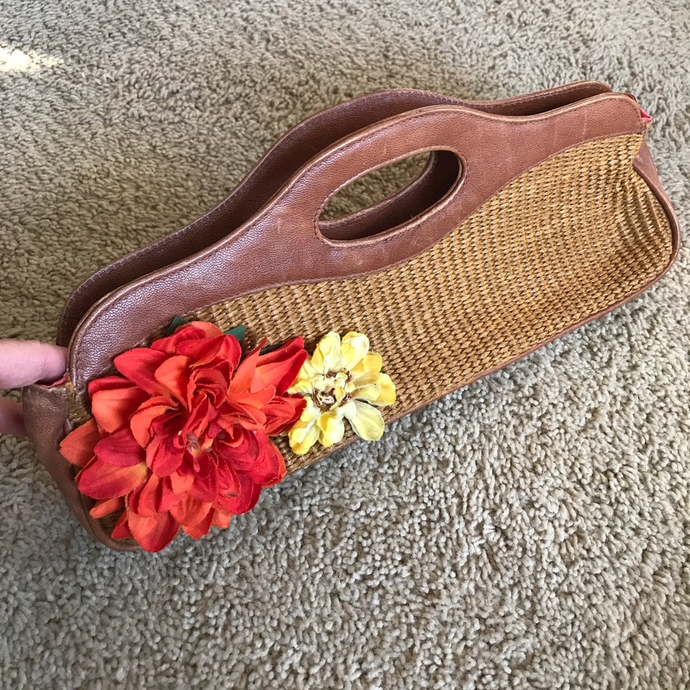 Mussio DeGroot woven handbag.