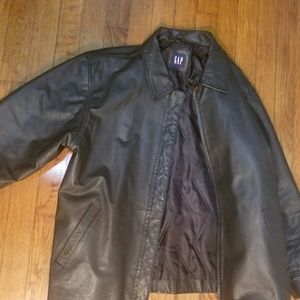 Gap leather jacket