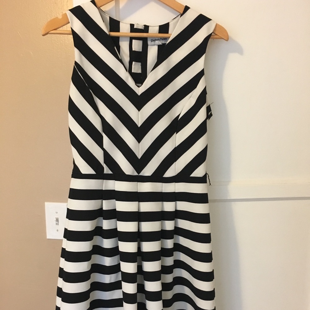 Black and white dress