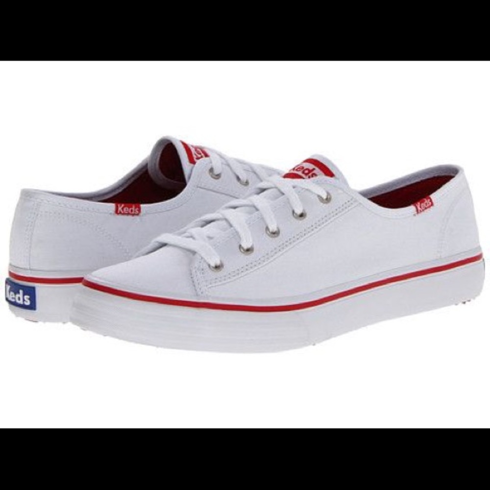 White KEDs Tennis Shoe Sneaker