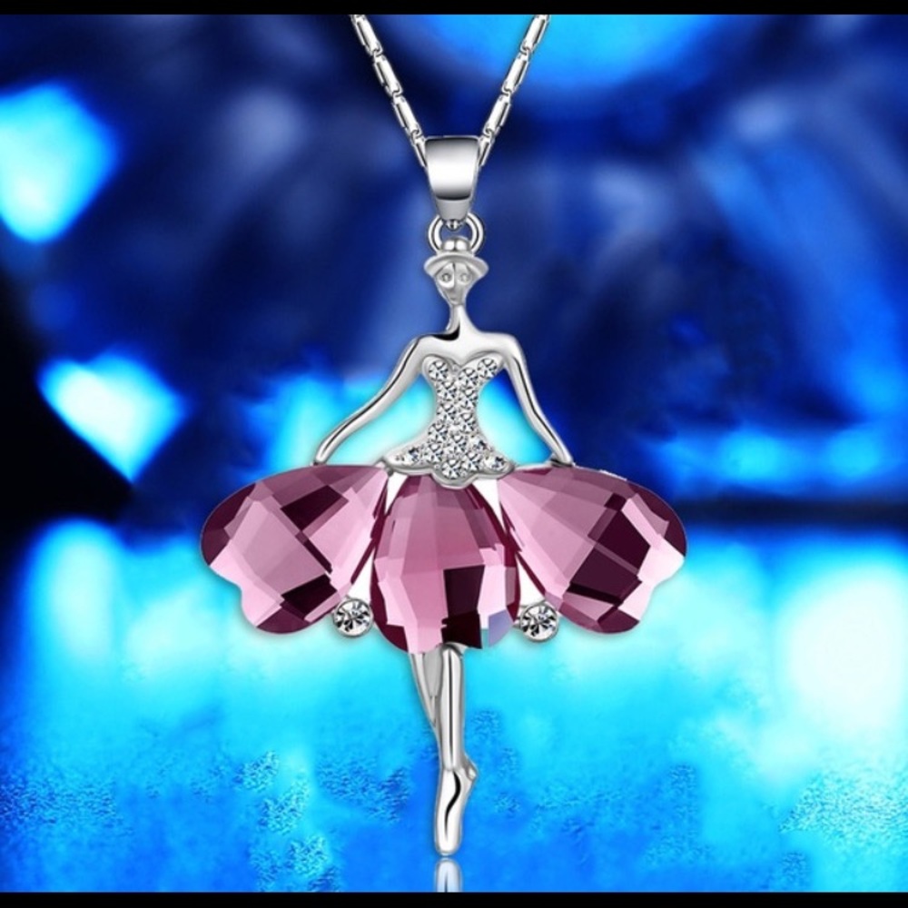 Dancing girl necklace