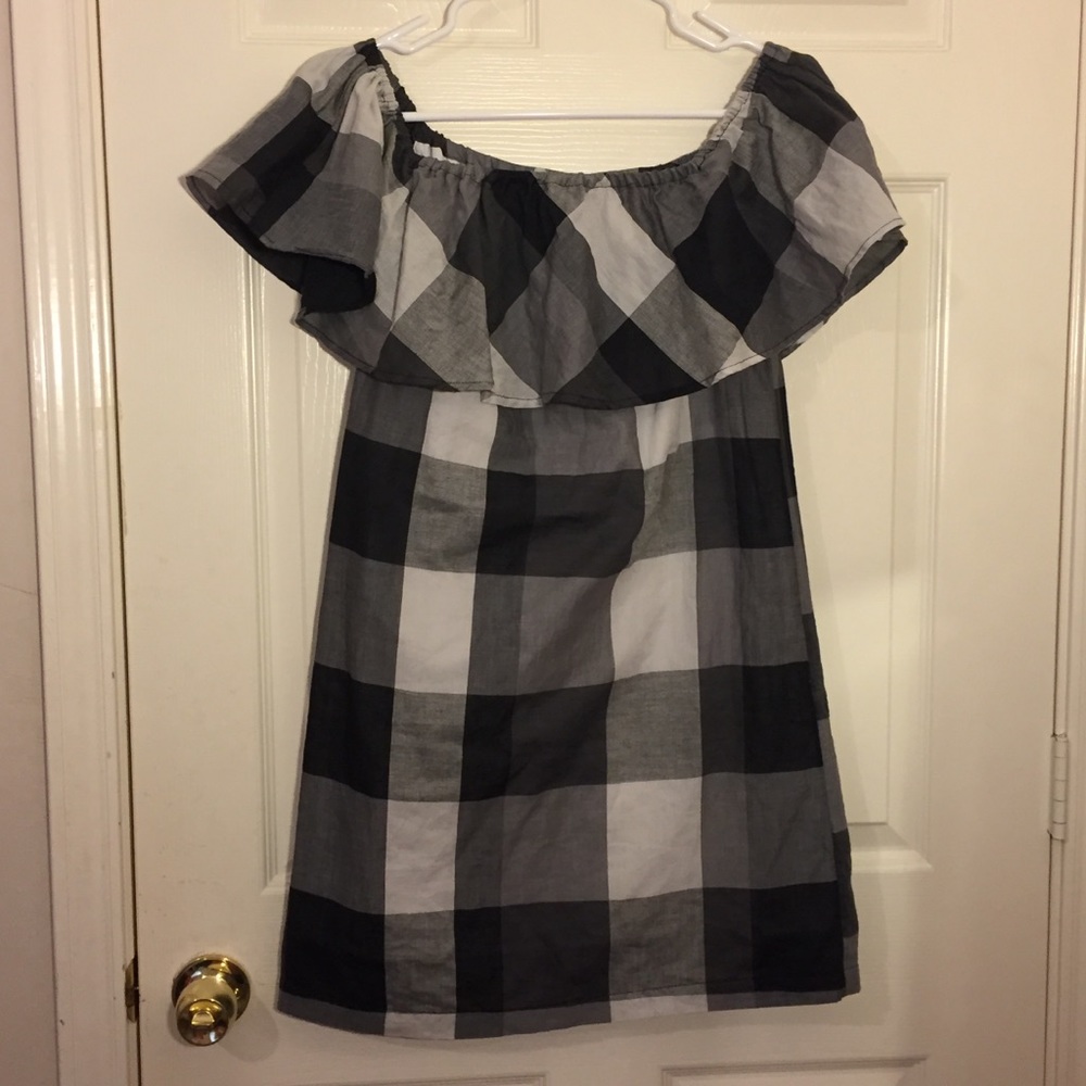 Who What Wear Target brand off the shoulder dress
