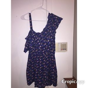 Off the shoulder strappy romper