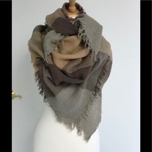 Large Vintage Scarf