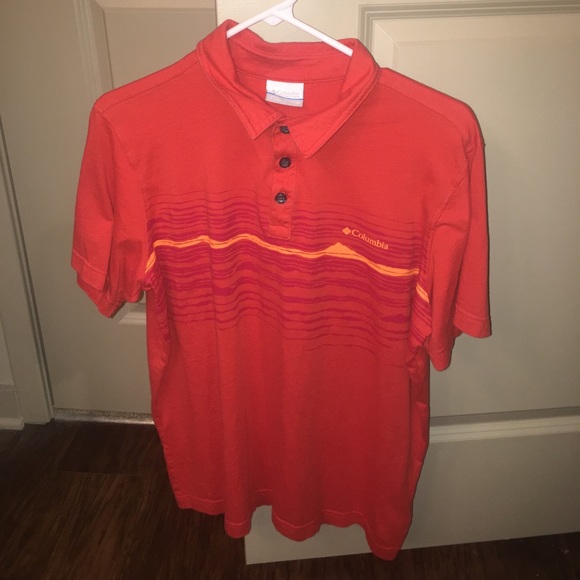 Orange Columbia Shirt - Picture 1 of 4