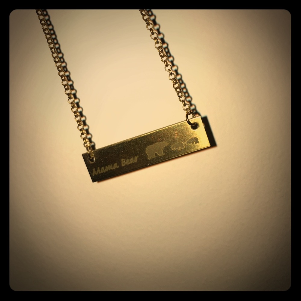 “Mama bear” necklace