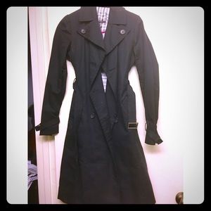 Black trench coat