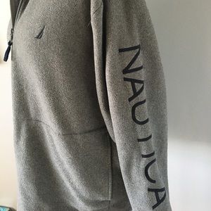 Woman's Nautica Gray Fleece Pullover