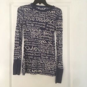 lululemon long sleeve shirt