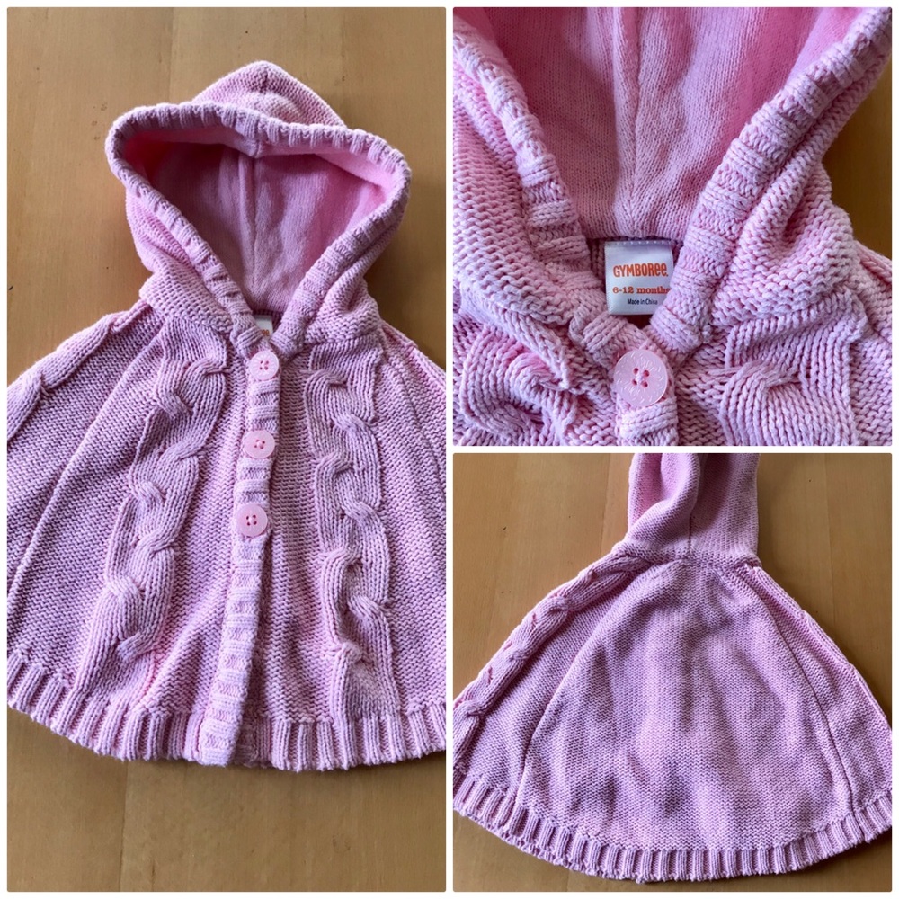 Gymboree baby girl cape 6-12 months