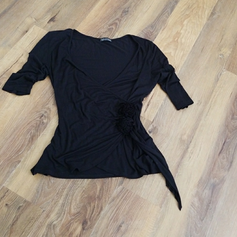 Faux Wrap Top