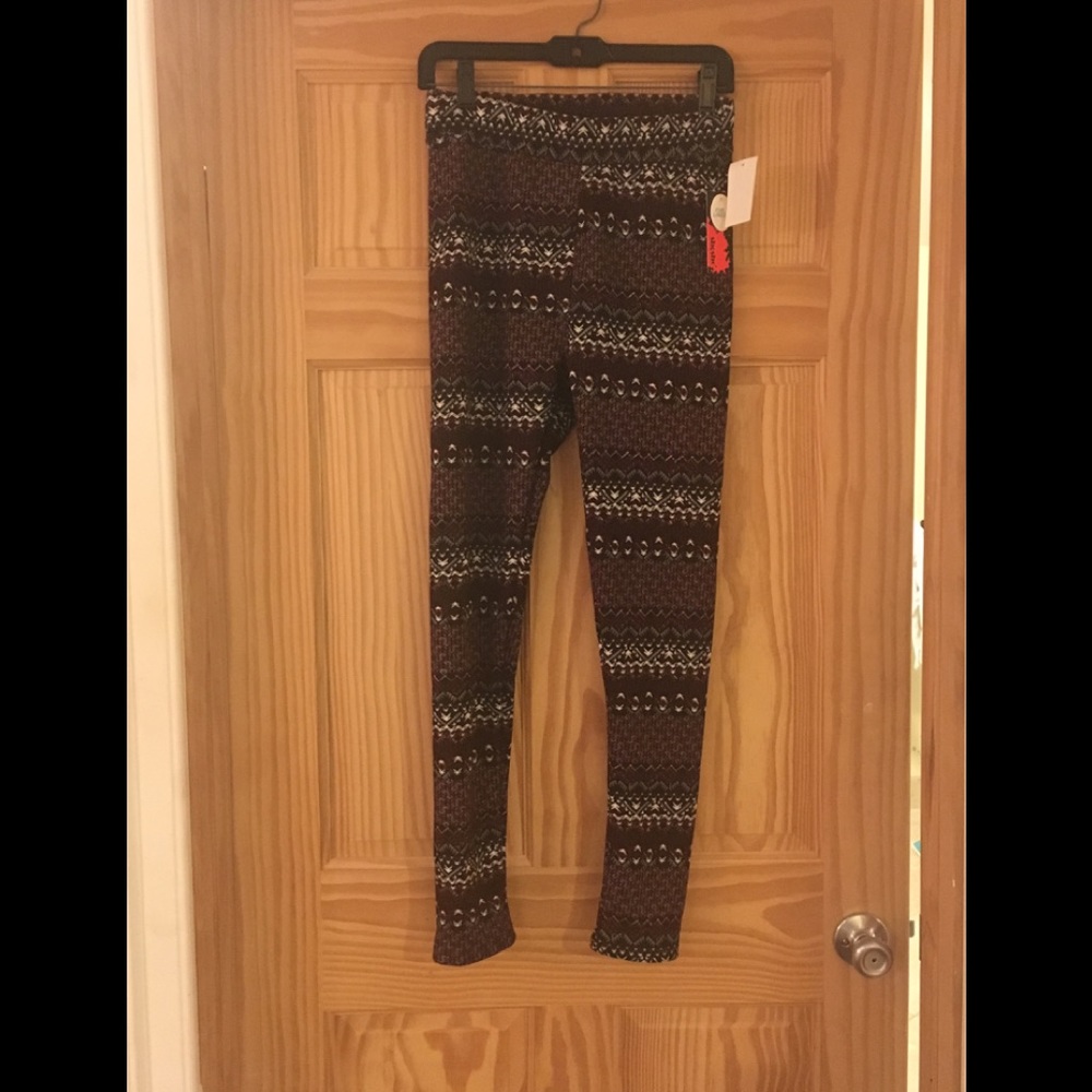 shosho fur lined leggings NWT large (runs small)