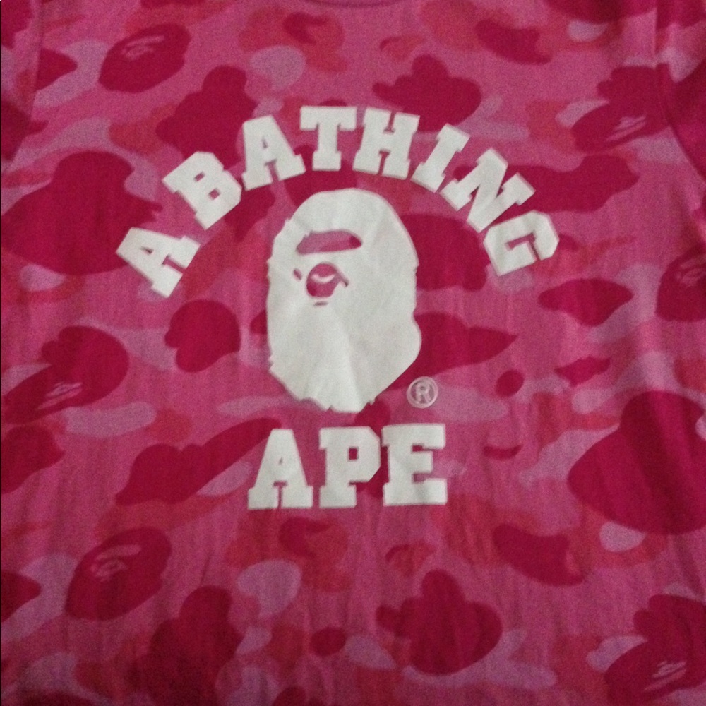 A bathing ape shirt. Worn once.