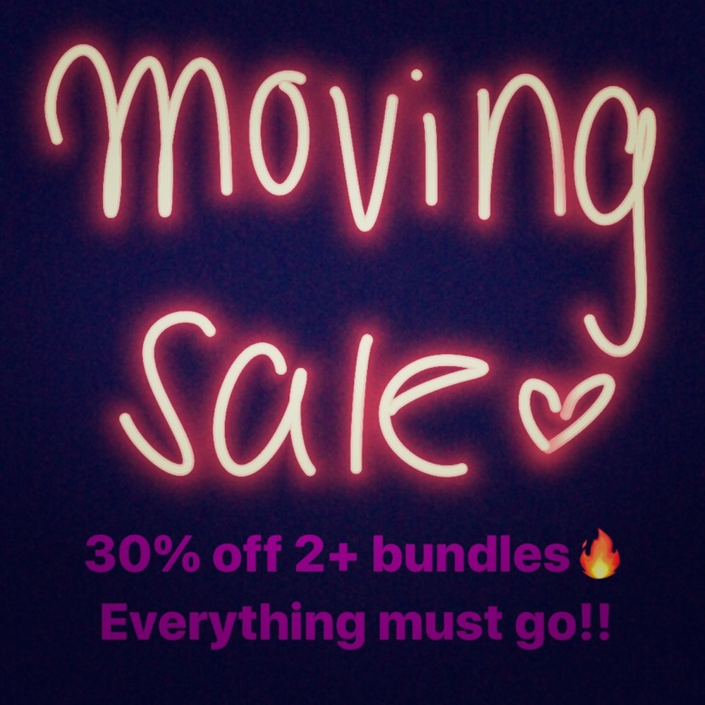 Most offers accepted!!! Everything must go 🖤