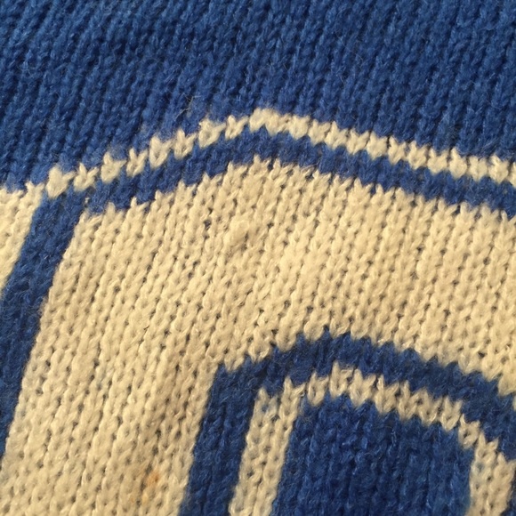 Blue forever 21 number sweater-S - Picture 4 of 6