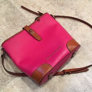 Bright Pink Dooney and Bourke Crossbody