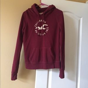 Maroon Hollister Hoodie