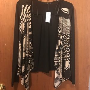 Black and Tan cardigan