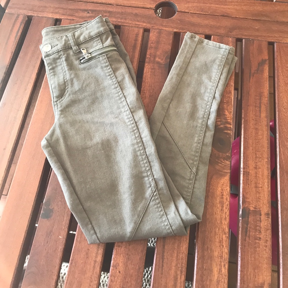 Olive green pants