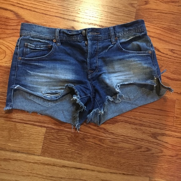 FP denim shorts size 27 - Picture 1 of 3