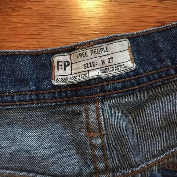 FP denim shorts size 27 - Picture 2 of 3