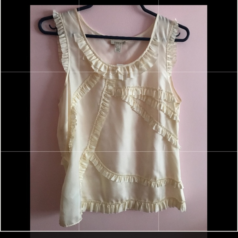 J. Crew 100% Silk top