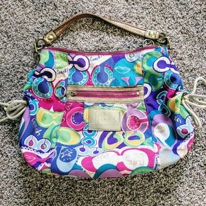 Coach poppy shoulder bag