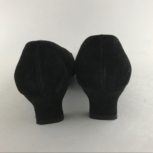 Salvatore Ferragamo Black Suede Shoes - Picture 6 of 8
