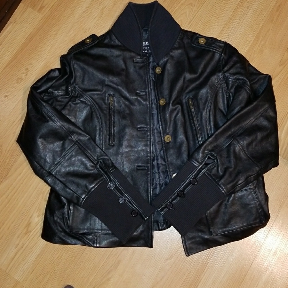 Womens Black Leather Jacket