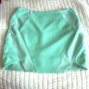 Sea Form Green Mustard Seed Mini Skirt