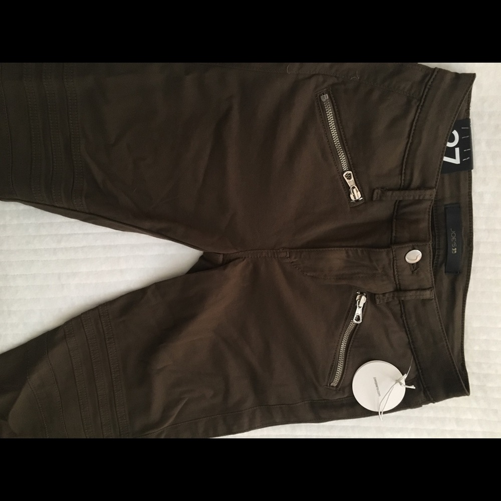 Brand new Joe Jeans skinny olive green jeans